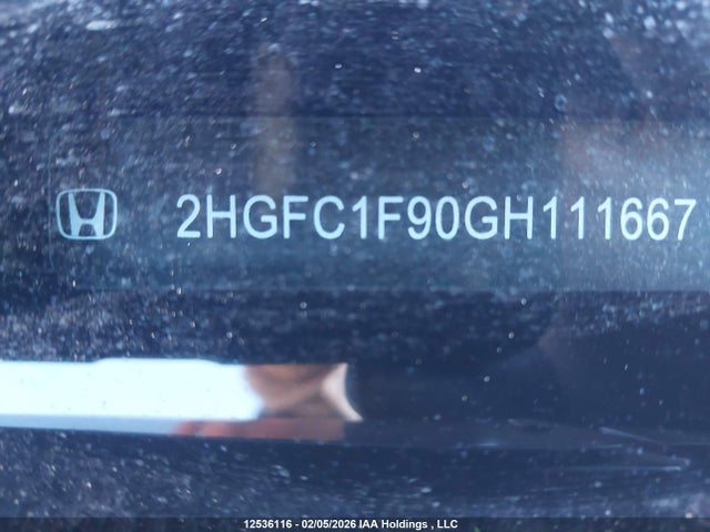 2HGFC1F90GH111667 Honda Civic Touring