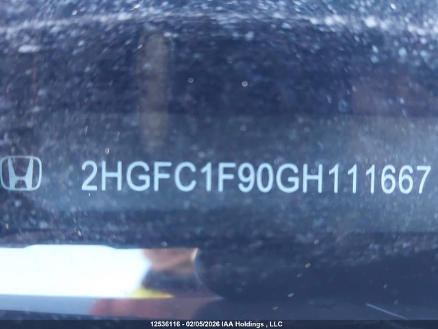 2HGFC1F90GH111667 Honda Civic Touring