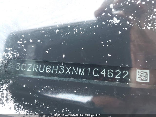 3CZRU6H3XNM104622 Honda HR-V LX