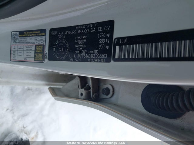 3KPF54AD1KE008803 KIA Forte Ex/ex Limited/ex Premium/ex+
