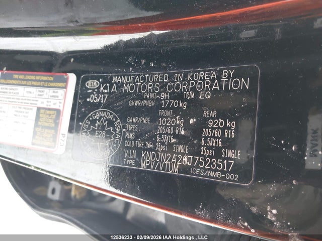 KNDJN2A26J7523517 KIA Soul