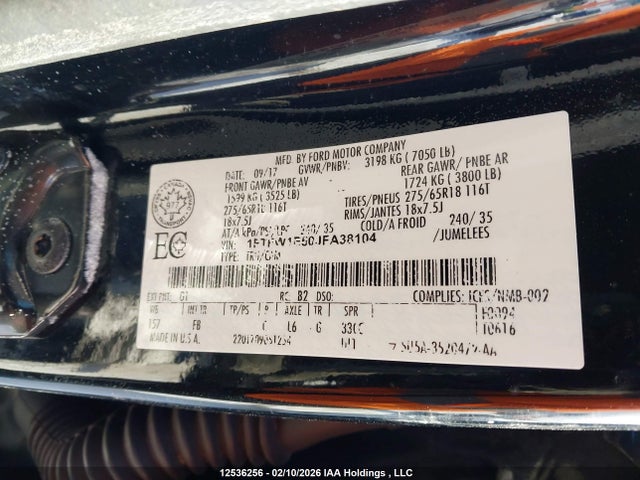 Ford F-150 Xlt 2018 1FTFW1E50JFA38104 Image 18