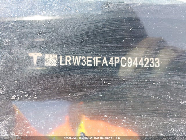 LRW3E1FA4PC944233 Tesla Model 3 Rwd