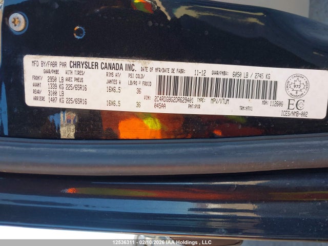 Aukcja sprzedaży 2013 Dodge Grand Caravan Se, vin: 2C4RDGBG2DR629401, numer aukcji: 12536311