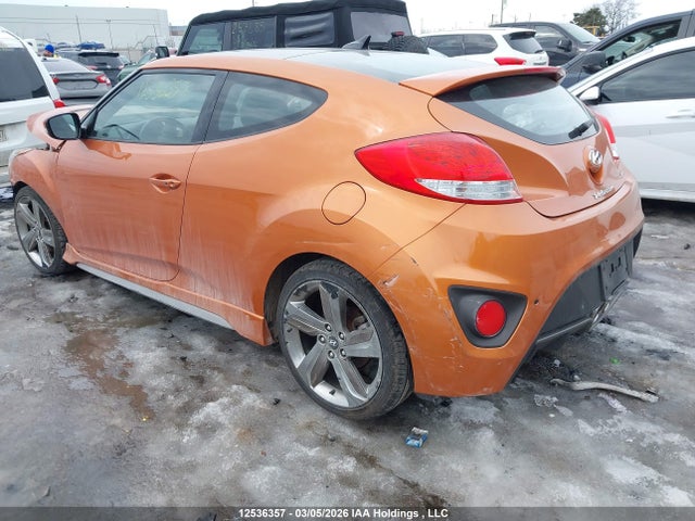 2015 Hyundai Veloster Turbo მანქანა იყიდება აუქციონზე, vin: KMHTC6AE8FU236877, აუქციონის ნომერი: 12536357