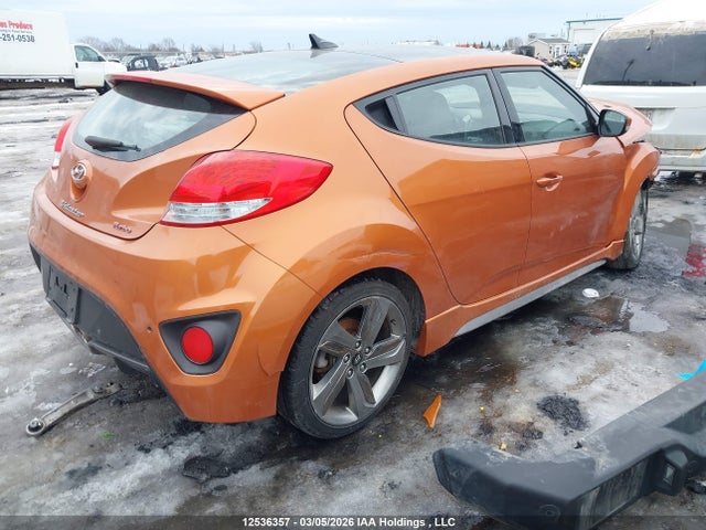 2015 Hyundai Veloster Turbo მანქანა იყიდება აუქციონზე, vin: KMHTC6AE8FU236877, აუქციონის ნომერი: 12536357