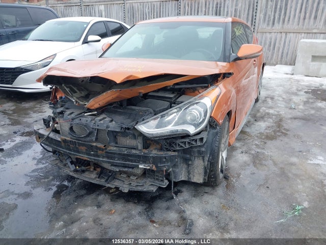 2015 Hyundai Veloster Turbo მანქანა იყიდება აუქციონზე, vin: KMHTC6AE8FU236877, აუქციონის ნომერი: 12536357