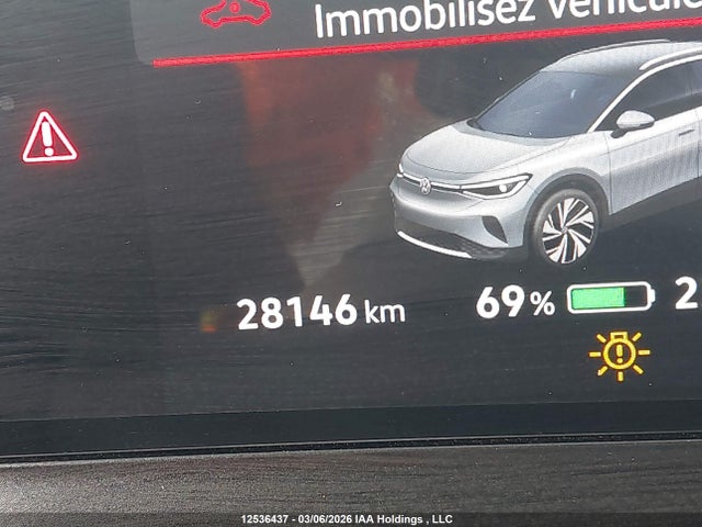 12536437 :رقم المزاد ، 1V29SPE89RC020735 vin ، 2024 Volkswagen Id.4 Pro S مزاد بيع