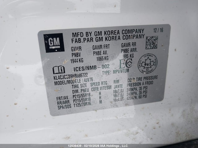 Buick Encore Essence 2017 KL4CJCSB9HB086722 Image 9
