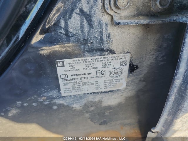 2GNALBEK3H1567490 Chevrolet EQUINOX LS