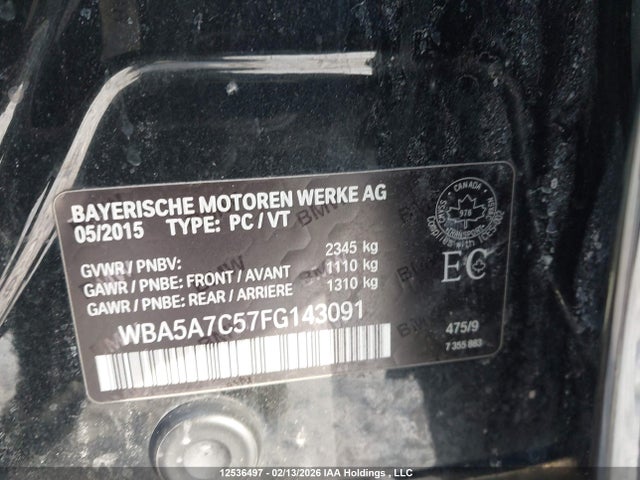 BMW 528i Xdrive 2015 WBA5A7C57FG143091 Image 19