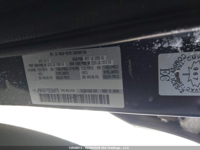 JM3KE4DY7E0324675 Mazda CX-5 GT