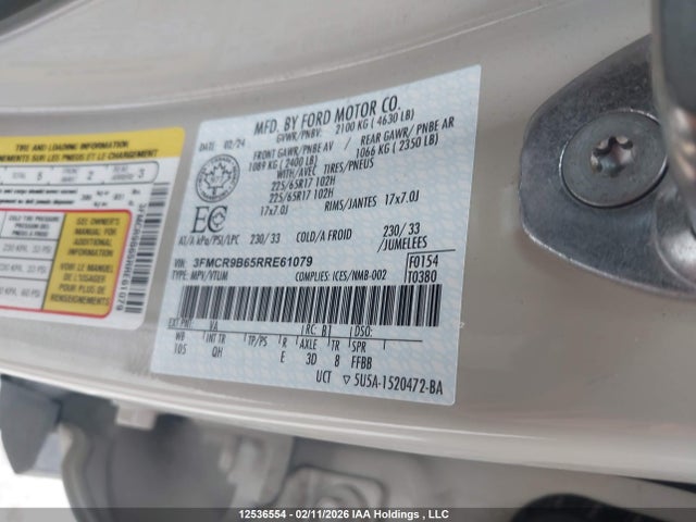 3FMCR9B65RRE61079 Ford Bronco Sport Big Bend