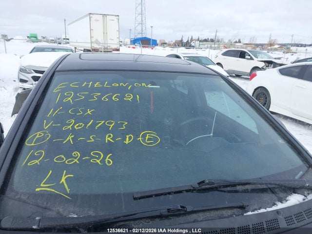 12536621 :رقم المزاد ، 2HHFD5F77BH201793 vin ، 2011 Acura Csx مزاد بيع