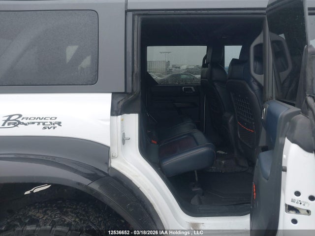 12536652 :رقم المزاد ، 1FMEE5JR6NLA51201 vin ، 2022 Ford Bronco Raptor مزاد بيع