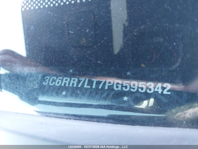 12536660 :رقم المزاد ، 3C6RR7LT7PG595342 vin ، 2023 Ram 1500 Classic Slt مزاد بيع