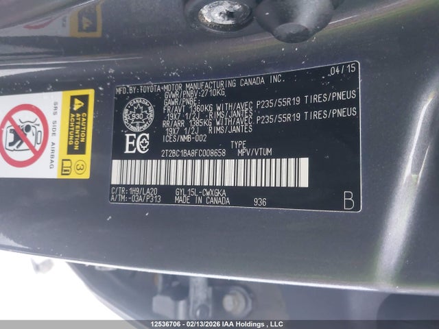 2T2BC1BA8FC008658 Lexus Rx 450h Sportdesign