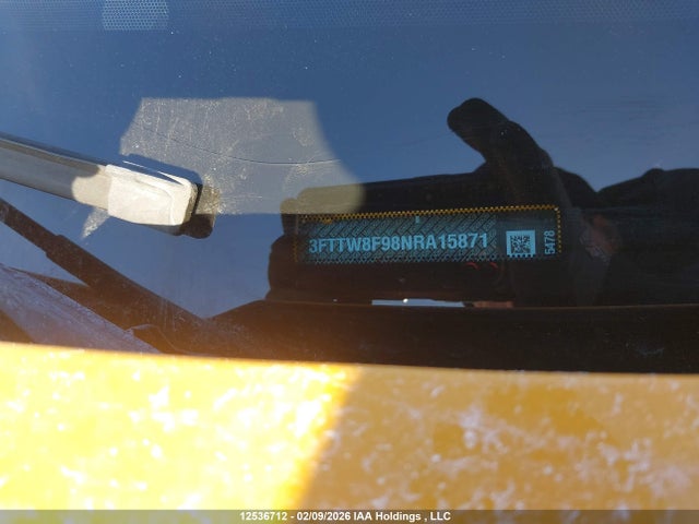 Aukcja sprzedaży 2022 Ford Maverick Lariat, vin: 3FTTW8F98NRA15871, numer aukcji: 12536712