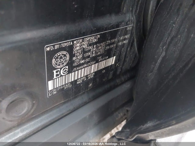 2021 Toyota Venza მანქანა იყიდება აუქციონზე, vin: JTEAAAAH9MJ052069, აუქციონის ნომერი: 12536722