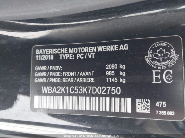 BMW 230i Xdrive 2019 WBA2K1C53K7D02750 Image 9