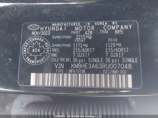 Hyundai Kona 2024 KM8HE3A63RU007048 Image 19