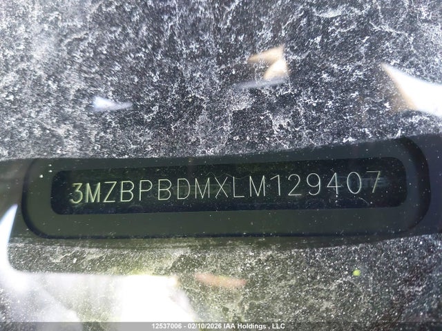3MZBPBDMXLM129407 Mazda 3 Preferred