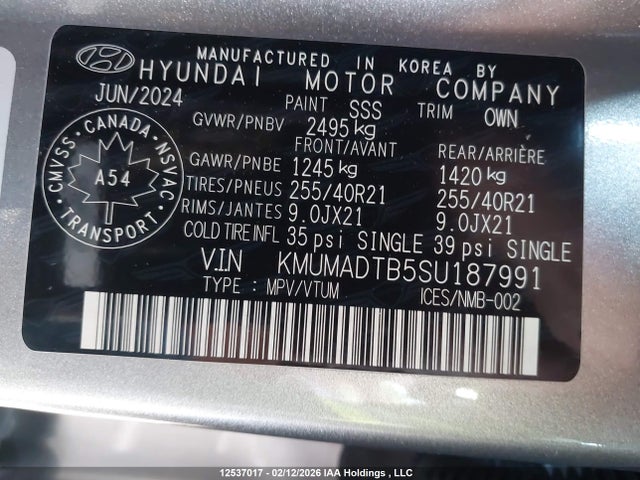 Auction sale of the 2025 Genesis Gv70 2.5t Advanced Plus Awd, vin: KMUMADTB5SU187991, lot number: 12537017