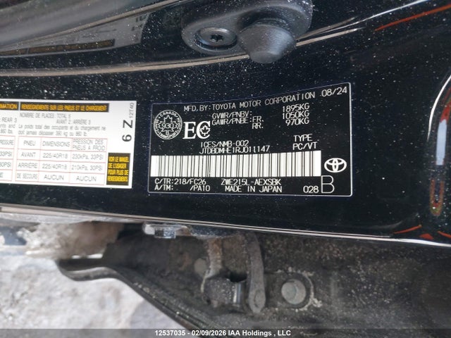 JTDBDMHE1RJ011147 Toyota Corolla Hybrid Se