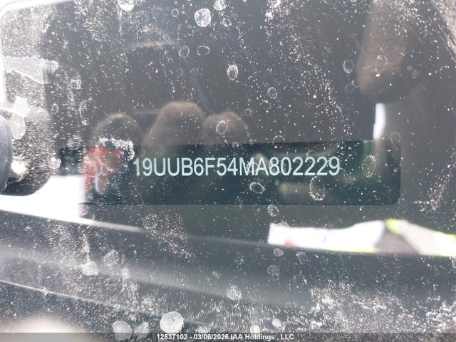 19UUB6F54MA802229 Acura Tlx Tech A