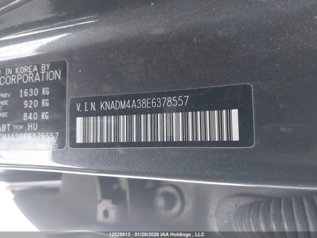 KNADM4A38E6378557 KIA Rio Ex/ex+/lx/lx+/sx