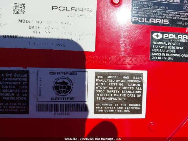SN1TGW8R8NC223310 Polaris Polaris