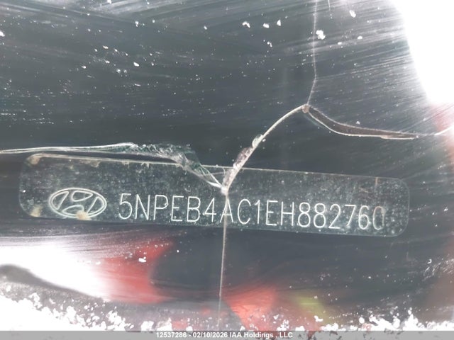 5NPEB4AC1EH882760 Hyundai Sonata