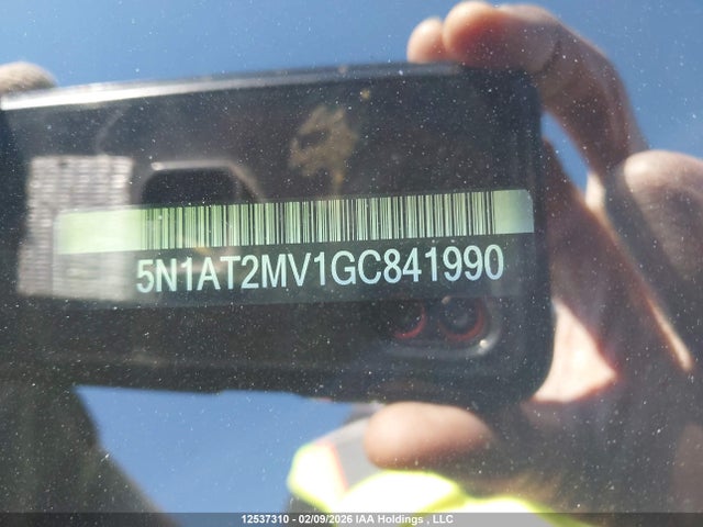 5N1AT2MV1GC841990 Nissan Rogue S/sl Premium/sv