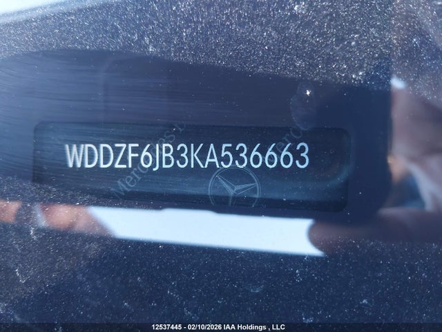 WDDZF6JB3KA536663 Mercedes-Benz E 450 4matic