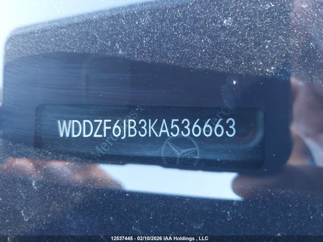 WDDZF6JB3KA536663 Mercedes-Benz E 450 4matic