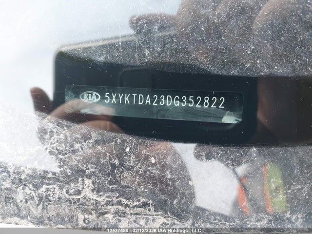2013 Kia Sorento Lx მანქანა იყიდება აუქციონზე, vin: 5XYKTDA23DG352822, აუქციონის ნომერი: 12537488