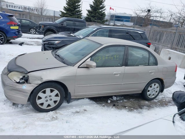 12537493 :رقم المزاد ، 2HGES16892H903699 vin ، 2002 Honda Civic Lx مزاد بيع