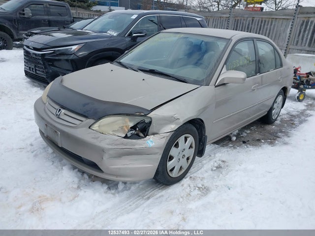 12537493 :رقم المزاد ، 2HGES16892H903699 vin ، 2002 Honda Civic Lx مزاد بيع