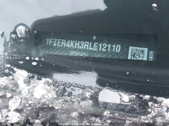 12537500 :رقم المزاد ، 1FTER4KH3RLE12110 vin ، 2024 Ford Ranger Lariat مزاد بيع