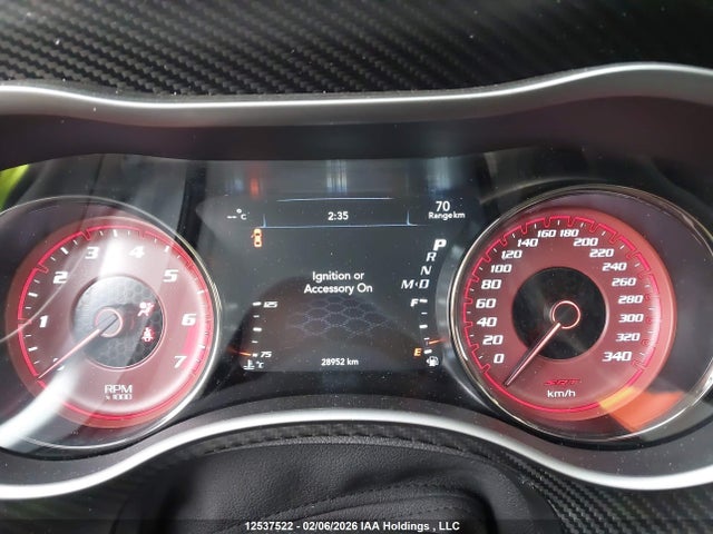 Продажа на аукционе авто 2022 Dodge Charger Srt Hellcat, vin: 2C3CDXL92NH121866, номер лота: 12537522