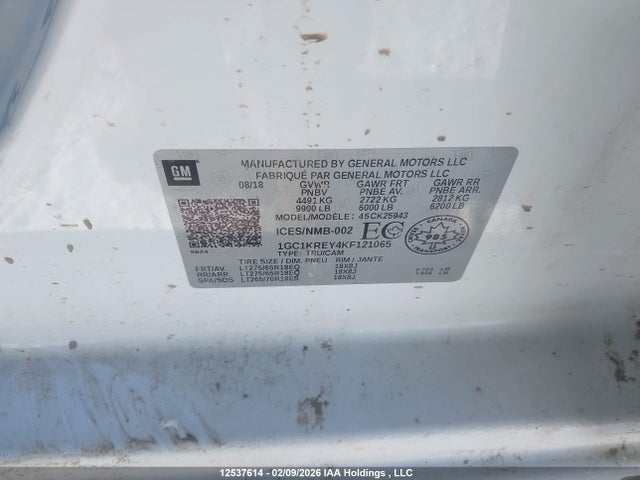 1GC1KREY4KF121065 Chevrolet Silverado K2500 Heavy Duty