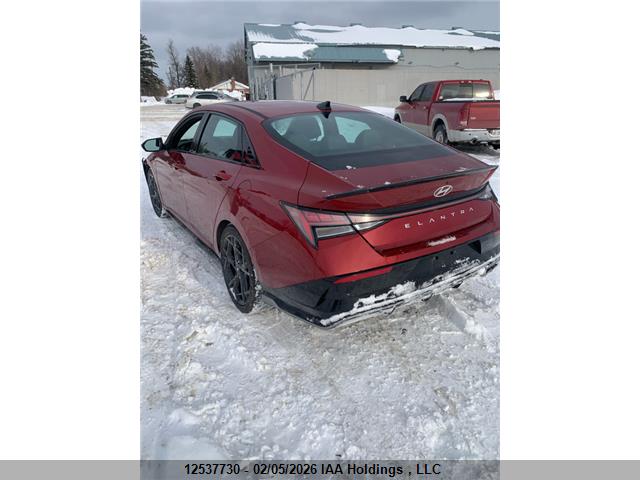 2025 Hyundai Elantra N Line მანქანა იყიდება აუქციონზე, vin: KMHLR4DF7SU923172, აუქციონის ნომერი: 12537730