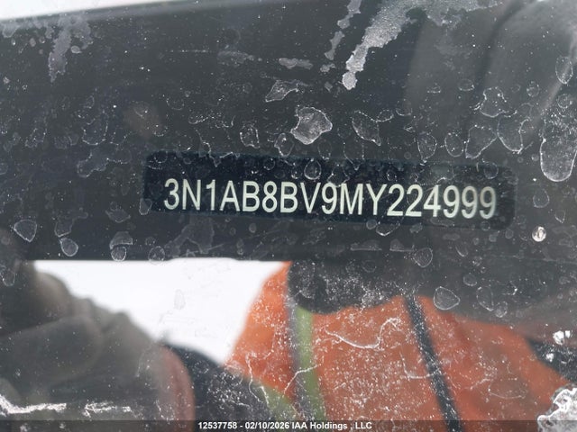3N1AB8BV9MY224999 Nissan Sentra S/s Plus