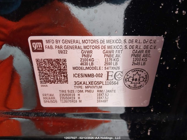 3GKALXEG5PL116564 GMC Terrain Denali