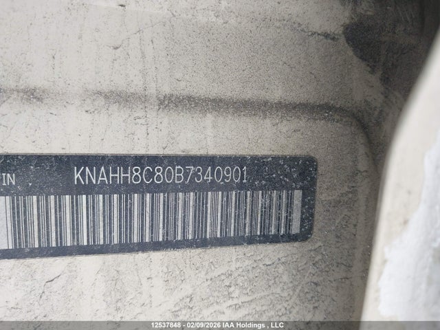 Aukcja sprzedaży 2011 Kia Rondo, vin: KNAHH8C80B7340901, numer aukcji: 12537848