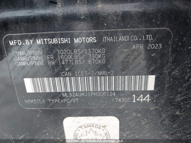 ML32AUHJ1PH006124 Mitsubishi Mirage Es/le