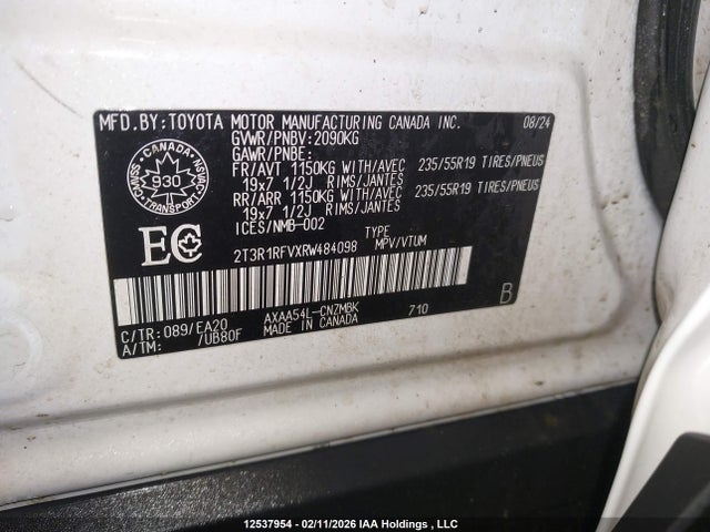 Toyota Rav4 Xle 2024 2T3R1RFVXRW484098 Image 9