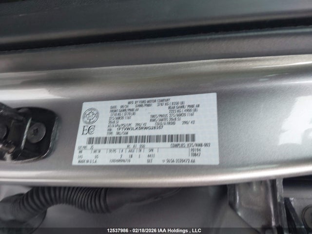 2024 Ford F-150 Lightning Xlt მანქანა იყიდება აუქციონზე, vin: 1FTVW3LK5RWG28357, აუქციონის ნომერი: 12537986