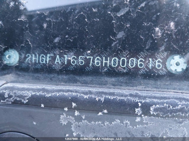 Продажа на аукционе авто 2006 Honda Civic Lx, vin: 2HGFA16576H000616, номер лота: 12537988