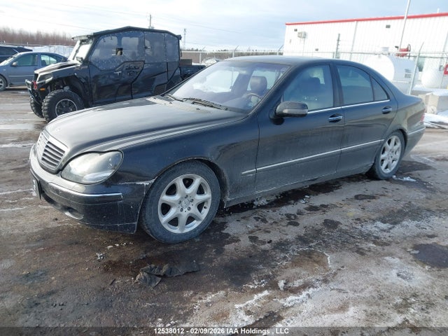 2001 Mercedes-benz S Class მანქანა იყიდება აუქციონზე, vin: WDB2200751A033423, აუქციონის ნომერი: 12538012